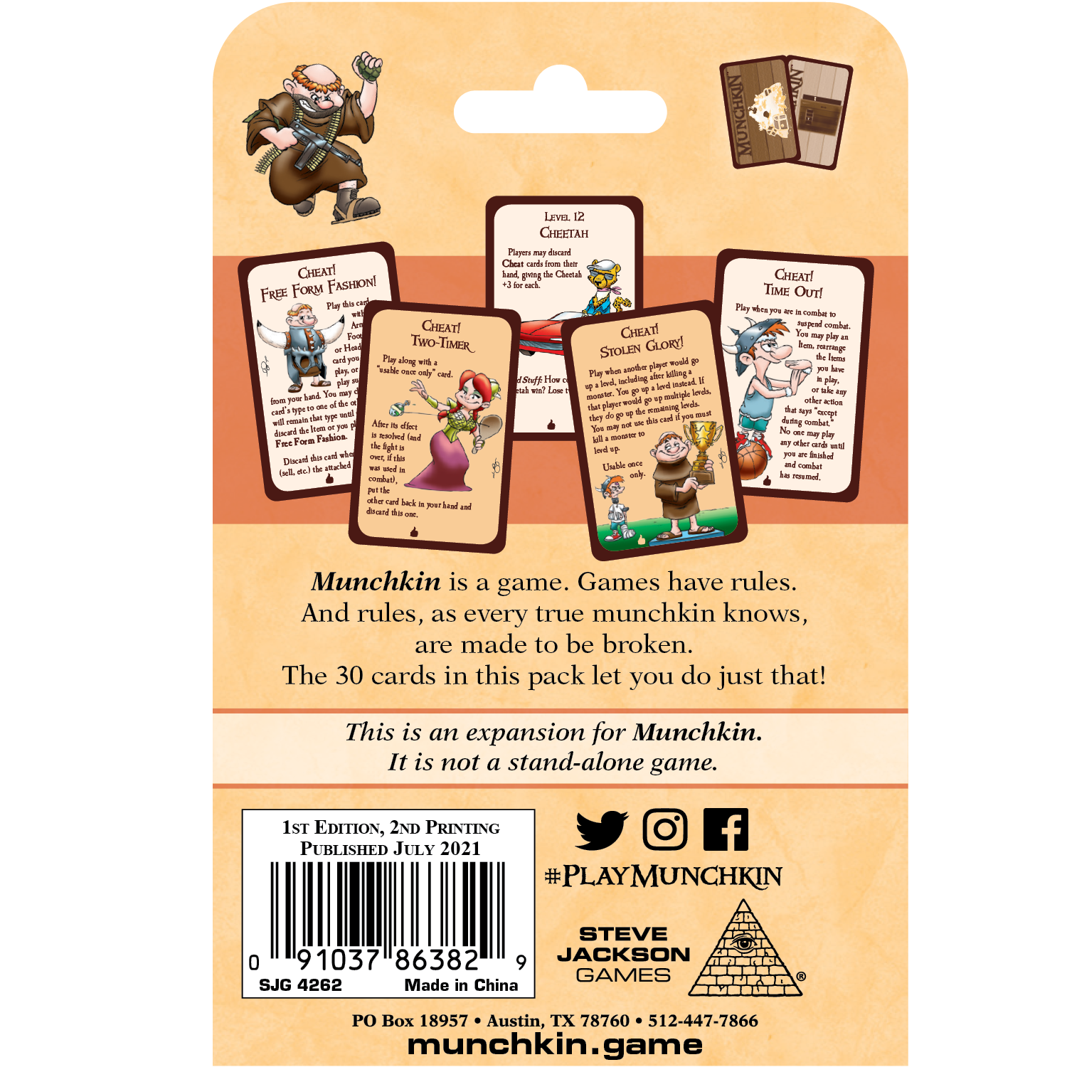 Munchkin : Cheats Expansion